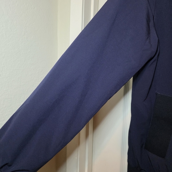 Footjoy FJ Womens Insulated Bomber Jacket Full Zip Golf Navy Blue M - Picture 3 of 12